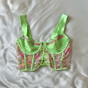 For Love & Lemons Electric Fields Bustier